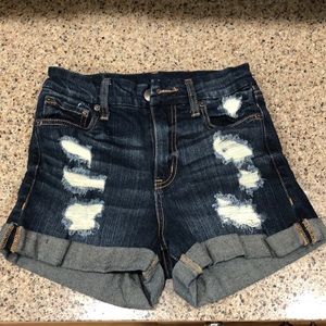 Aero High Rise Curvy MIDI 3” Shorts - size 0